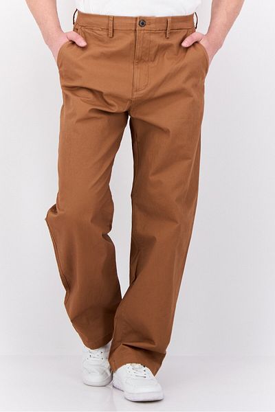 GAP Men Regular Fit Solid Chino Pants, Brown