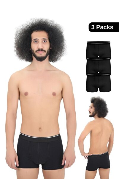 CENKO Ανδρικά 3 τεμάχια Lycra Slim Fit Thin Fabric Οικονομικά Boxers σε Ειδικ...