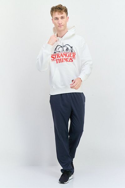 Champion Men Sportswear Fit Long Sleeves Outdoor Hoodies, White