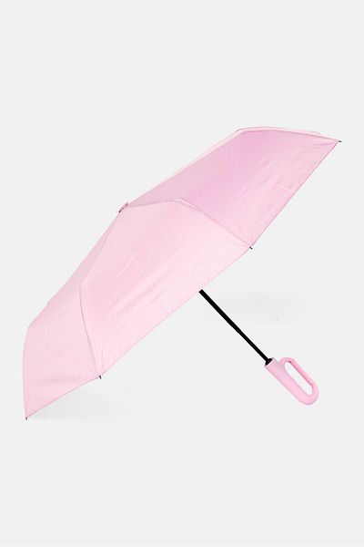 Ellen Tracy Auto Open Close Carabiner Umbrella, Lilac