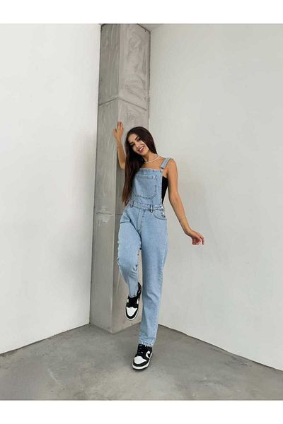 Pelin Salopet Denim Gardener Jeans Jumpsuit