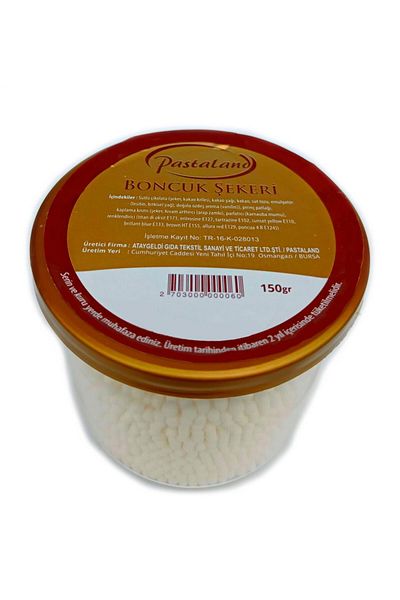 Pastaland White Bead Candy - 150 Gr