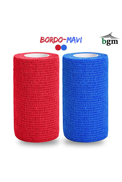 bgm Elastik Kendinden Yapışkanlı Bandaj  10cm X 4.5m Coban Bandajı Sporcu Bandı Elastik Bandaj