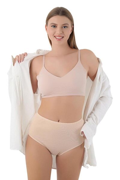 CNT High Waist Ribbed Women's Bato Panties - Pack of 3