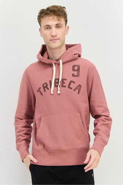 Todd Snyder + Champion Men Sportswear Fit Long Sleeves Outdoor Hoodies, Dusty Rose