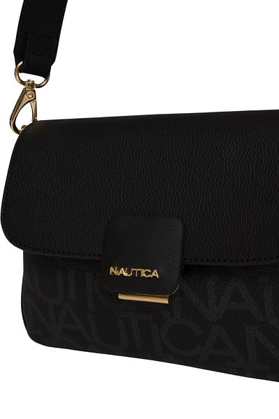 Nautica Women's Black Messenger Bag Cn7213T