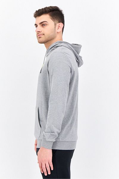 Puma Men Regular Fit Long Sleeve Outdoor Hooded, Grey