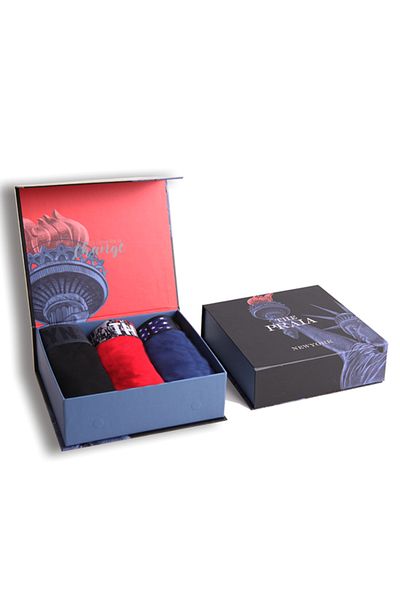 THE PRAIA New York Premium Boxed 3 Pieces Men's Boxer Gift Box