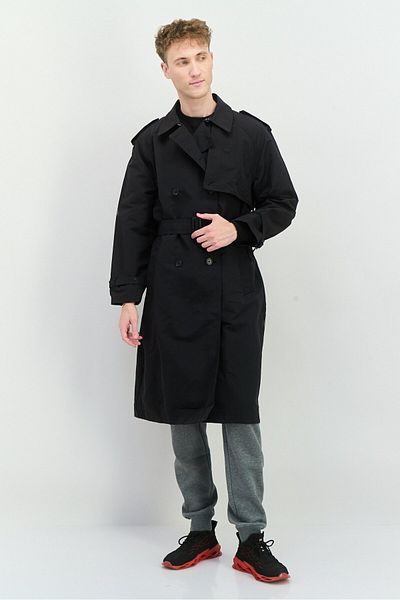 adidas Men Sportswear Fit Outdoor Trench Coat, Black