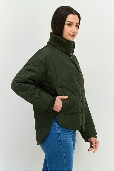 Bcbgeneration Women Quilted Puffer Jacket, Olive