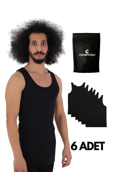 CENNETOĞLU 6 Men's Combed Cotton Athlete - Economic Package