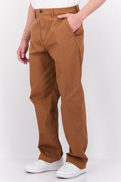 GAP Men Regular Fit Solid Chino Pants, Brown