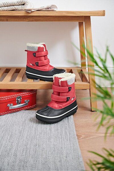 Tchibo حذاء رياضي للأولاد بإغلاق فيلكرو، أحمر