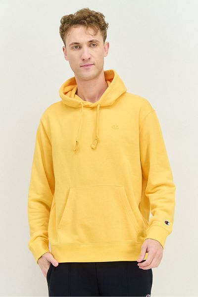 Champion Men Sportswear Fit Long Sleeves Outdoor Sweatshirt, Yellow