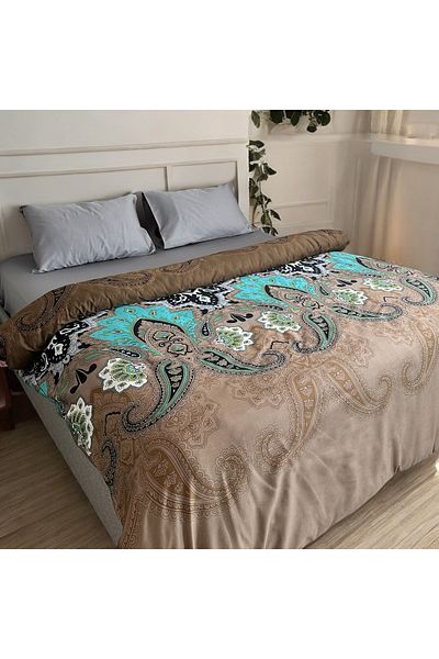 Prime Sleeks Комплект завивка от двоен сатен, 100% памук, 200x220 см