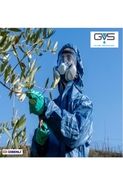 GVS FFM221J.EU-AC-UA ELİPS RD Tarım İlaçlama Tam Yüz Gaz Maskesi (FİLTRELİ)
