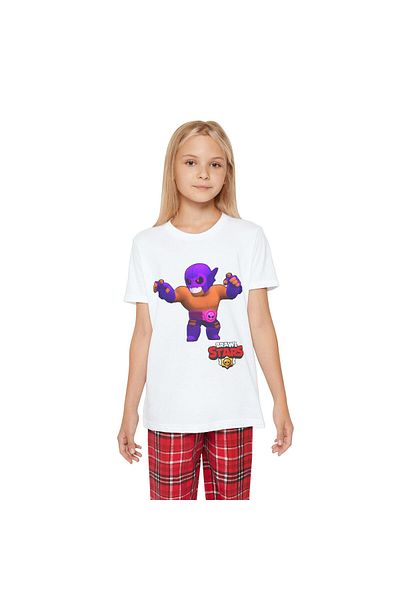 Hilosh Tricou pentru copii unisex cu model Brawl Stars El Primo - K04