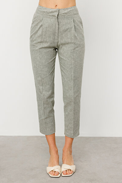 Ekol High Waist Side Pocket Trousers