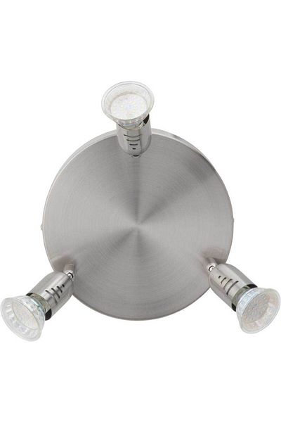 Homelux Loona Triple Led Spotlight, 3Xgu10, Max. 50W, 750 Lumens, Metal, Silver
