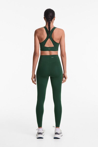 Oysho Compressive raise up ankle-length leggings