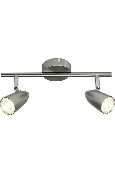 Homelux Double Nano Led Spotlight, 4W, 2X350 Lumens, Metal, Silver
