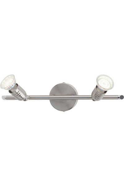 Homelux Double Loona Led Spotlight, 2Xgu10, Max. 50W, 500 Lumens, Metal, Silver