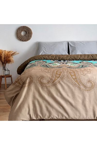 Prime Sleeks Комплект завивка от двоен сатен, 100% памук, 200x220 см