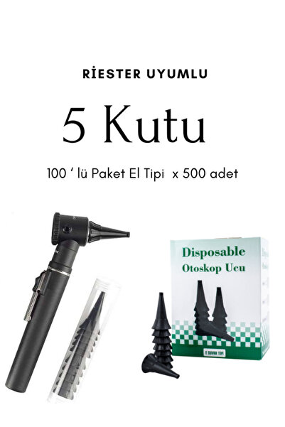 RABIR DİSPOSABLE OTOSKOP UCU EL-DUVAR TİPİ 3MM*100 ADET X 5 KUTU