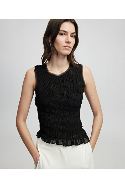 İpekyol Diyagonal gipeli bluz