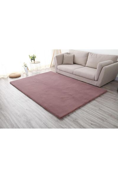Heinner Home Rabbit fur Rug 70x140 cm Purple