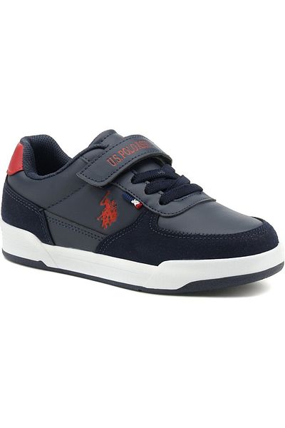 U.S. Polo Assn. كلين GLB 4FX101530798 حذاء رياضي كاجوال للأولاد من يو اس بولو