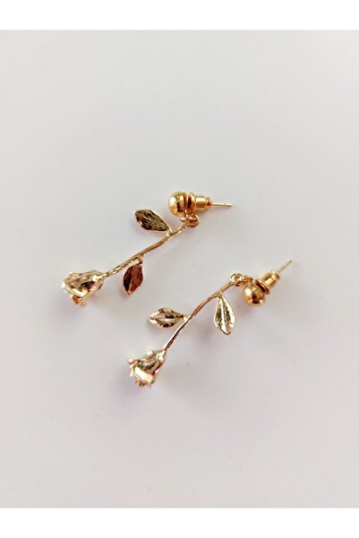 Butik Oita Rose gold uzun küpe