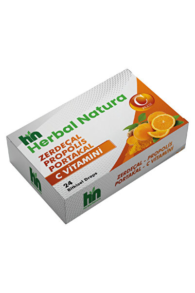HN Herbal Natura Herbal Natura Zerdeçal Propolis Portakal C Vitamini Pastil