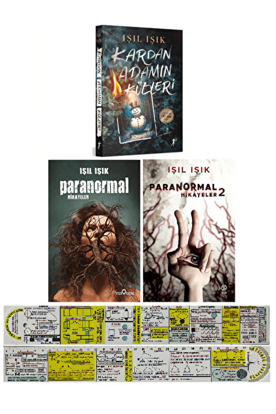 Artemis Yayınları Kardan Adamın Külleri + Paranormal Hikayeleri 1 ve 2 Set - ...