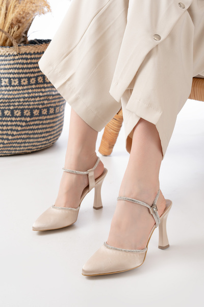 SİLİYA Noul sezon, țesătură din satin, cu design elegant, cu pietre