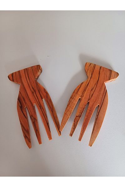 oliveforestwood Olive Tree Salad Hand - 2 Pieces