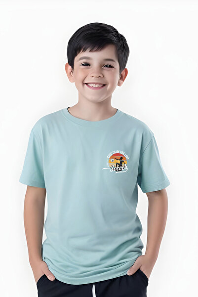 FYK COLLECTİON Dan Soccer Štampano muška dječja majica kratkih rukava