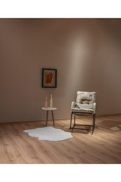 Berta Concept SALLANIR SANDALYE BEBEK EMZİRME KOLTUĞU SALLANAN SANDALYE KETEN KREM