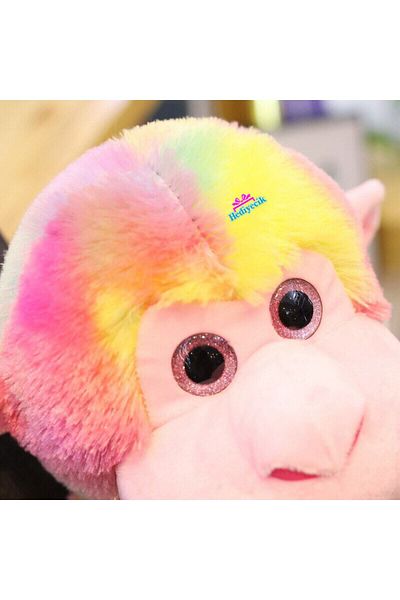 FEN TOYS Soft Colorful Plush Monkey - 85 cm Sleeping Companion