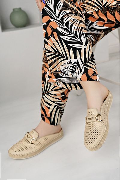 Diego Carlotti Genuine Leather Women's Casual Slippers Shoes Dd9750