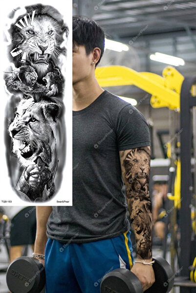 BP Tattoo Spartacus Kol Dövmesi Kol Kaplama Dövme Tattoo