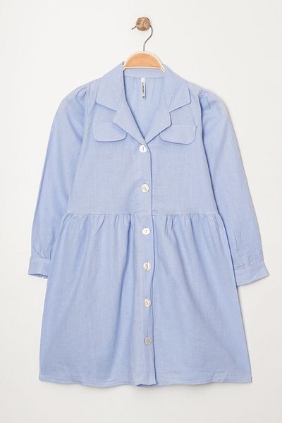 ANGELOS GIRLS Rochie din bumbac iuta pentru fete P1010