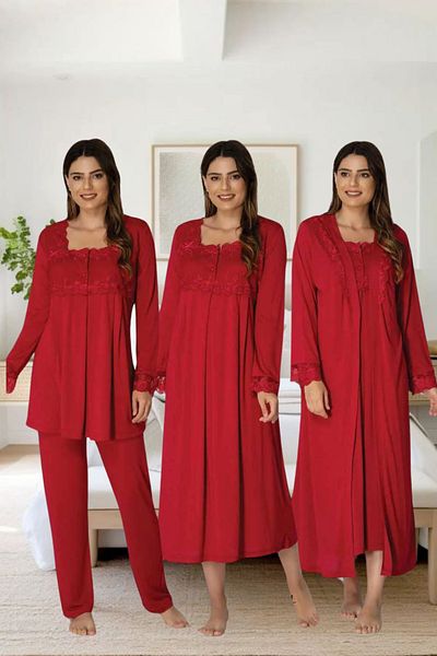 Effortt Elegant Maternity and Maternity Nightgown Set - Effortt