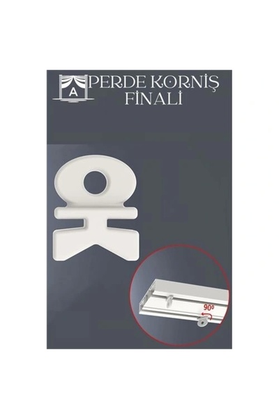 shopwave Curtain Finial Curtain End Cap Cornice Finial End 12 Pieces