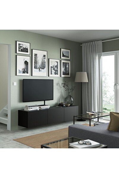 IKEA tv sehpası, venge, 180x42x38 cm, LAPPVIKEN