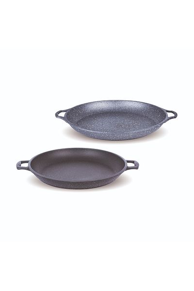FMS 36cm Gray Cast Pancake Double Handle