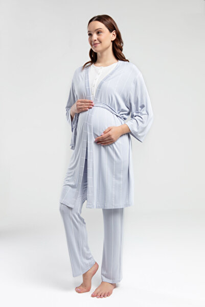 Pierre Cardin Women's White Maternity 3-Piece Set