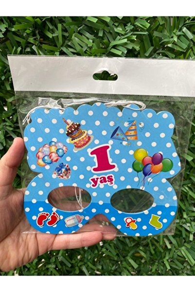 MFM Mască cu tematică albastră de 1 an 6 buc