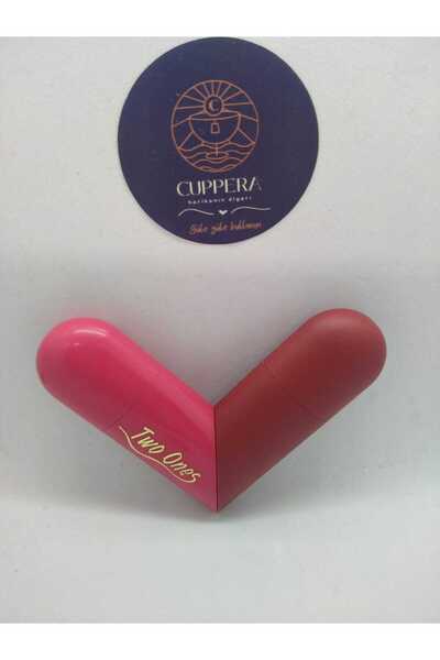 Kalp Şeklinde Çift Başlı İkisi Bir Arada 5ML+5ML Parfüm Şişesi