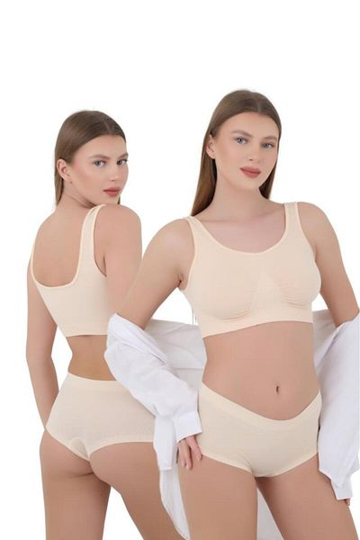 CNT Pachet de 1 chiloți brazilian din microfibră pentru femei - negru, alb, culoare nud